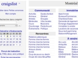 Craigslist.ca – Site de petites annonces personnelles éviter